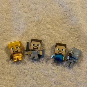 Lego Minecraft mini figure set of 4